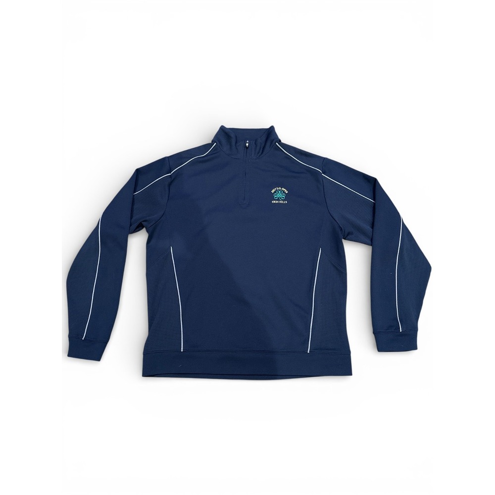 !! SOLD !! US Open Erin Hills 2017 Navy Cutter & Buck Golf Pullover‎ Men's L